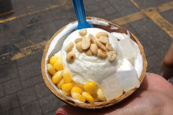 泰國必吃街頭小吃Top10-椰子冰