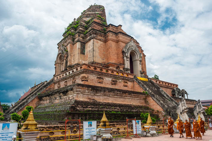 清迈柴迪隆寺（Wat Chedi Luang）大佛塔