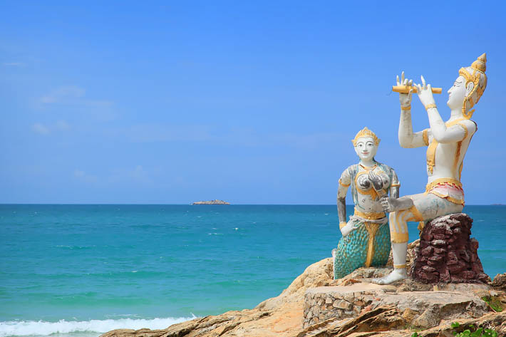 沙美島（Koh Samet）人魚雕塑