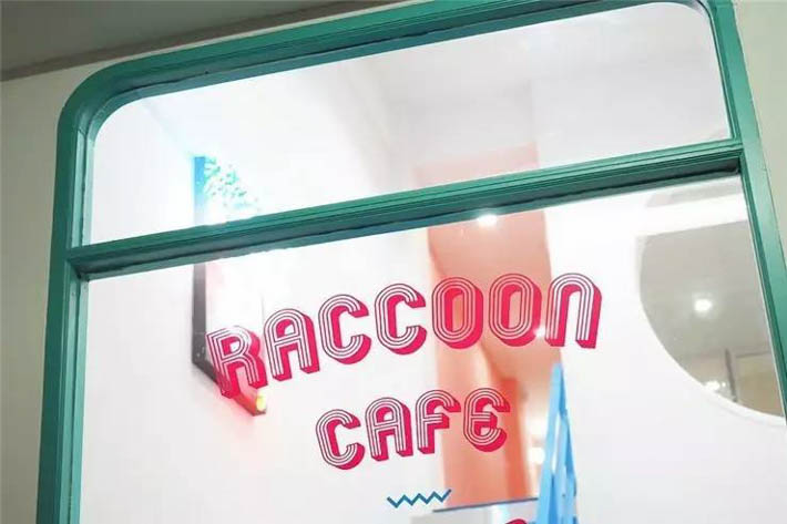 Pool Time Raccoon Cafe