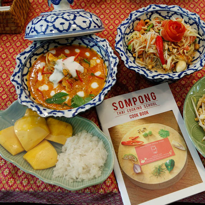 曼谷Sompong Thai Cooking School泰国菜烹饪学校