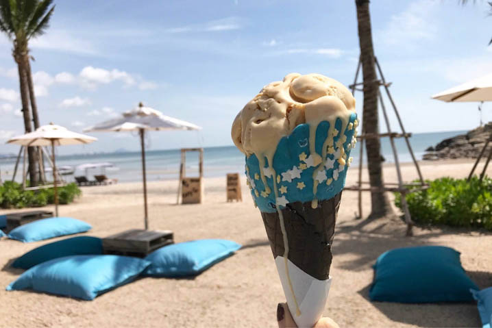 Skoop Beach Café的冰淇淋