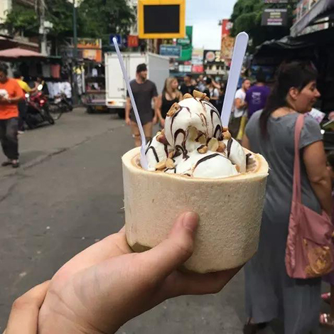泰国椰子冰淇淋