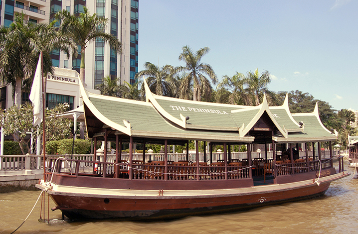 曼谷半岛酒店的私人码头