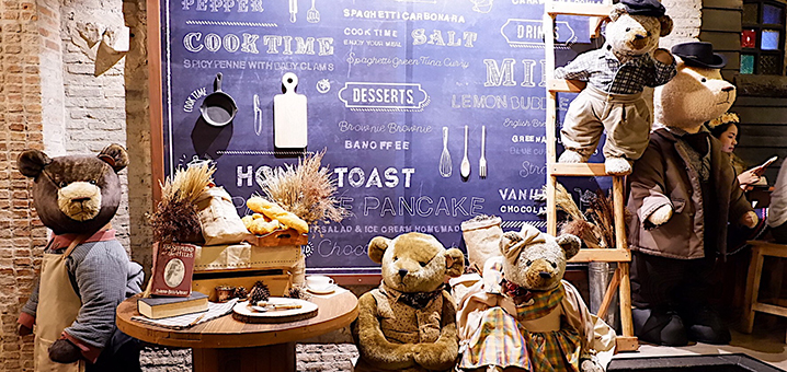 Teddy castle house，曼谷最萌泰迪熊主题咖啡店
