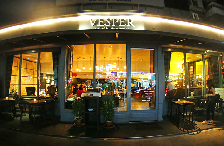 曼谷Vesper Cocktail Bar & Restaurant 
