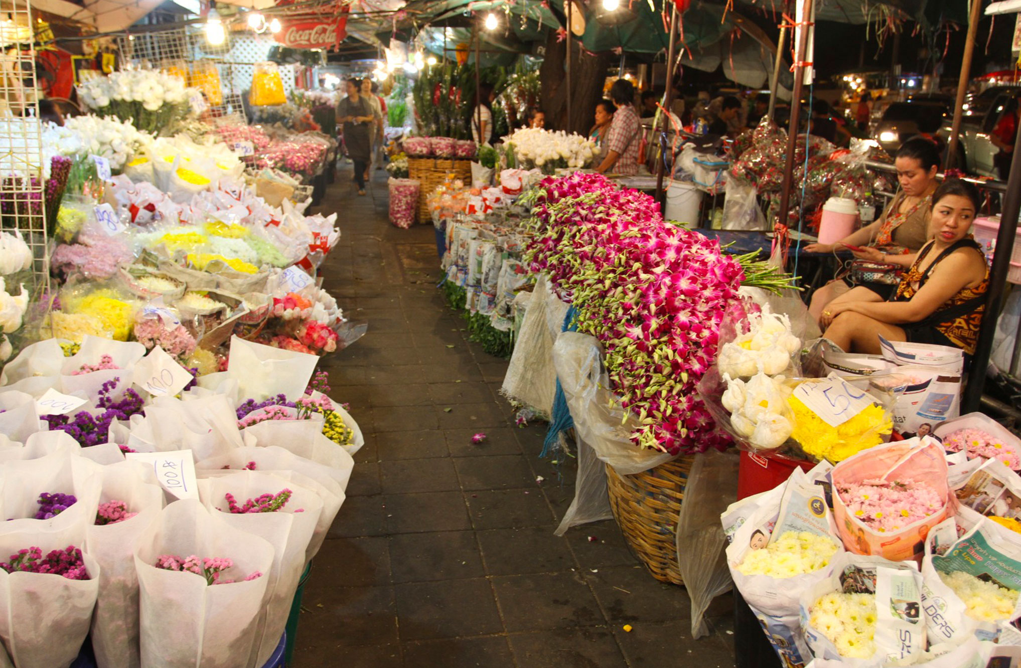 曼谷最大的花市