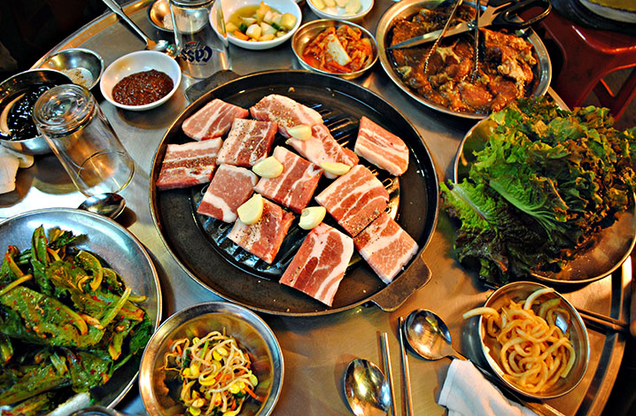 曼谷的韩国菜餐厅