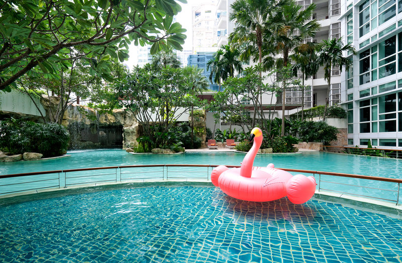 曼谷班莱斯芭松安纳塔拉服务式套房酒店泳池