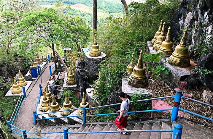清迈山甘烹Mueang On Cave洞