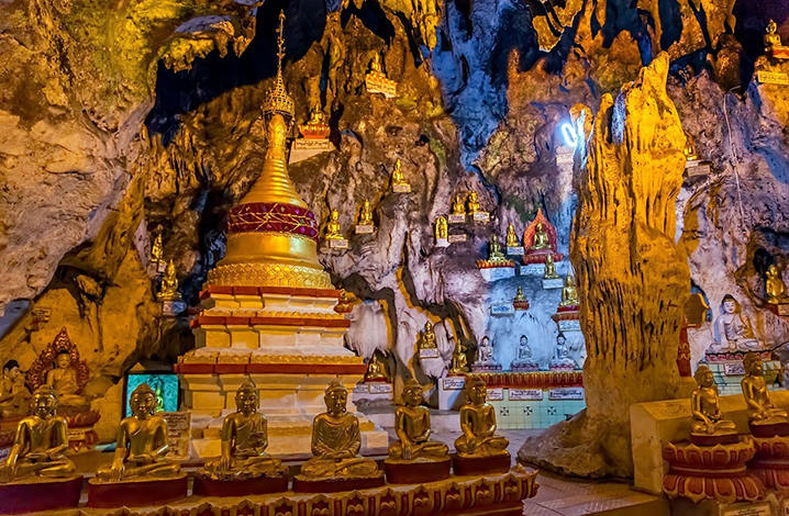 清迈山甘烹Mueang On Cave洞
