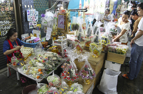 曼谷帕空鲜花市场
