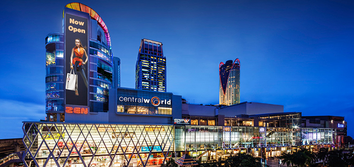 曼谷Central World商场中的三家餐厅