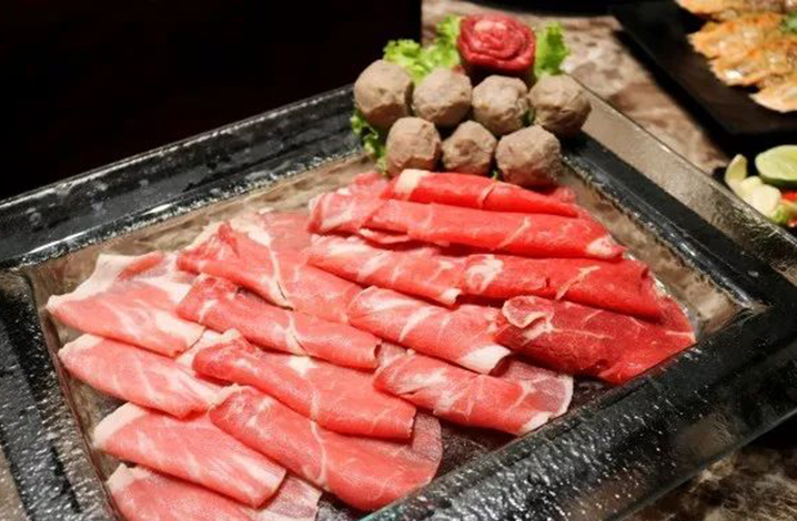 曼谷餐厅RCA夜店海鲜火锅 澳洲肥牛肉片