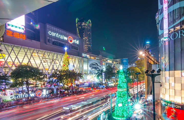 泰国圣诞节 尚泰世界商业中心Central World