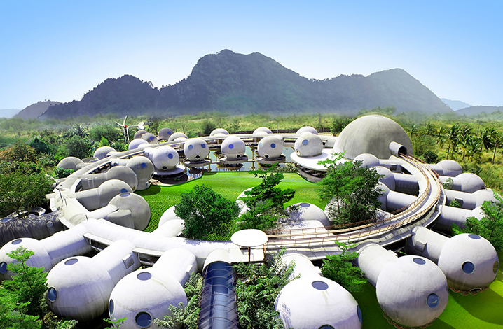 泰国风格奇特的酒店 考艾DNA水疗度假村（DNA resort & spa）