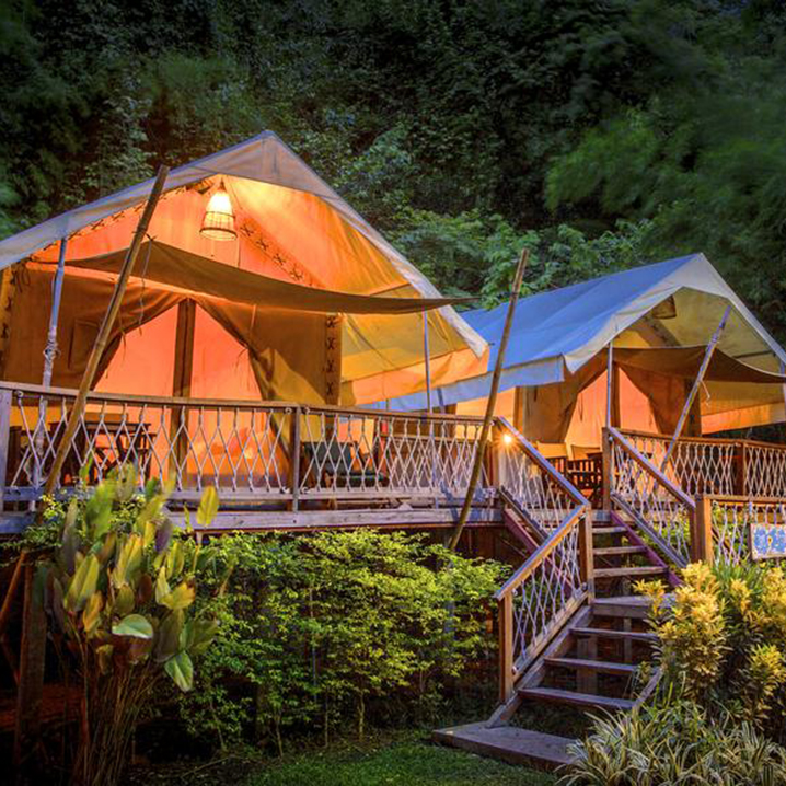 北碧府Hintok River Camp山林營地酒店，體驗美國電影里的夏令營