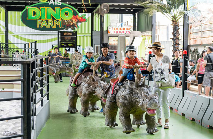 曼谷五大主题乐园 曼谷恐龙星球（Ride a Raptor）