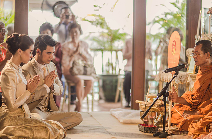 泰国传统四部婚礼习俗 中部式婚礼