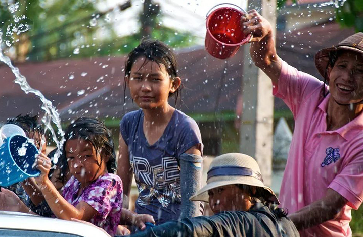 泰国节日 泼水节
