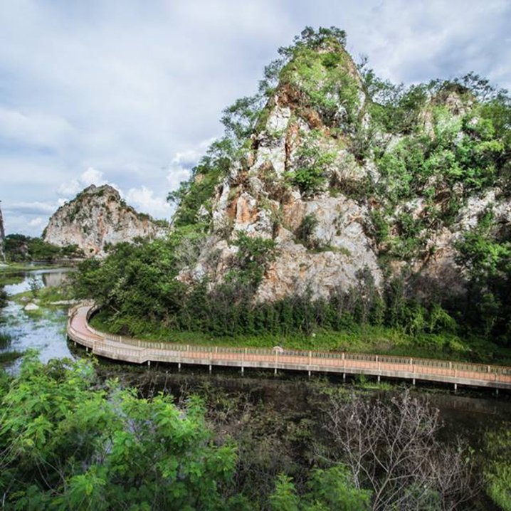 叻丕府蛇山国家公园（Khao NguStone Park）旅游攻略