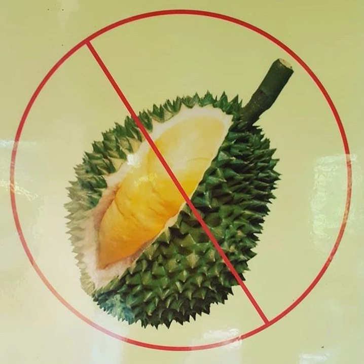 泰國酒店的普遍規定，不要在泰國酒店內吸煙吃榴蓮！
