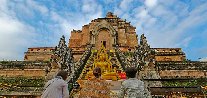 清迈契迪龙寺（Wat Chedi Luang），生活那么焦虑去这里