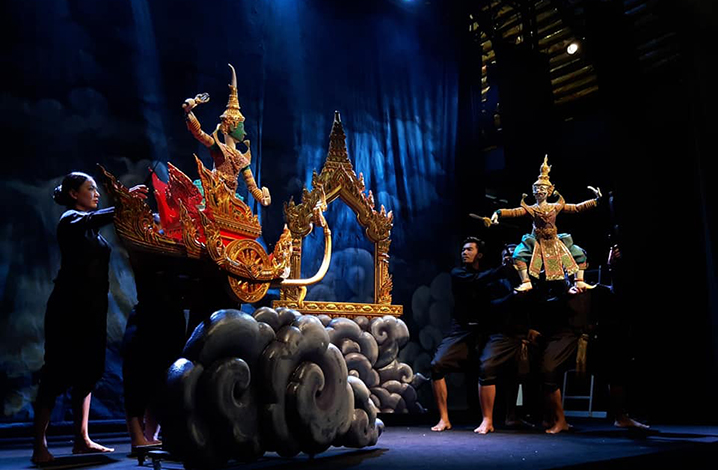Joe Louis的泰国传统木偶戏剧院