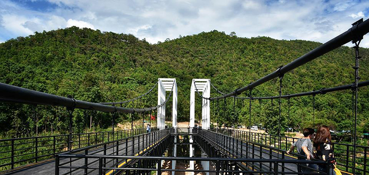 清迈新景点Mae Kuang Dam Twin Brdiges情侣白桥