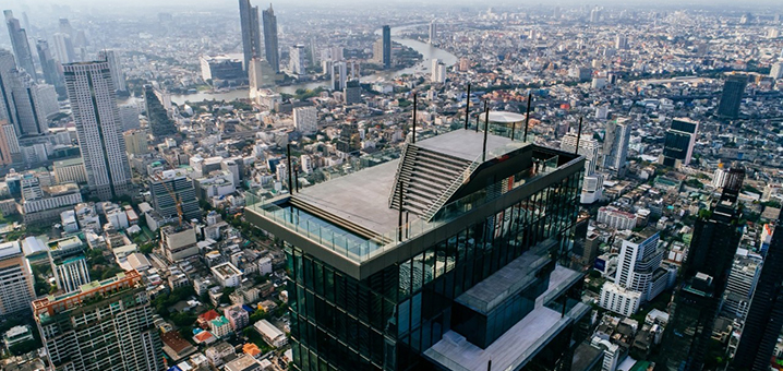 曼谷王权云顶大厦 Mahanakhon Skywalk，曼谷最高开启上帝视角