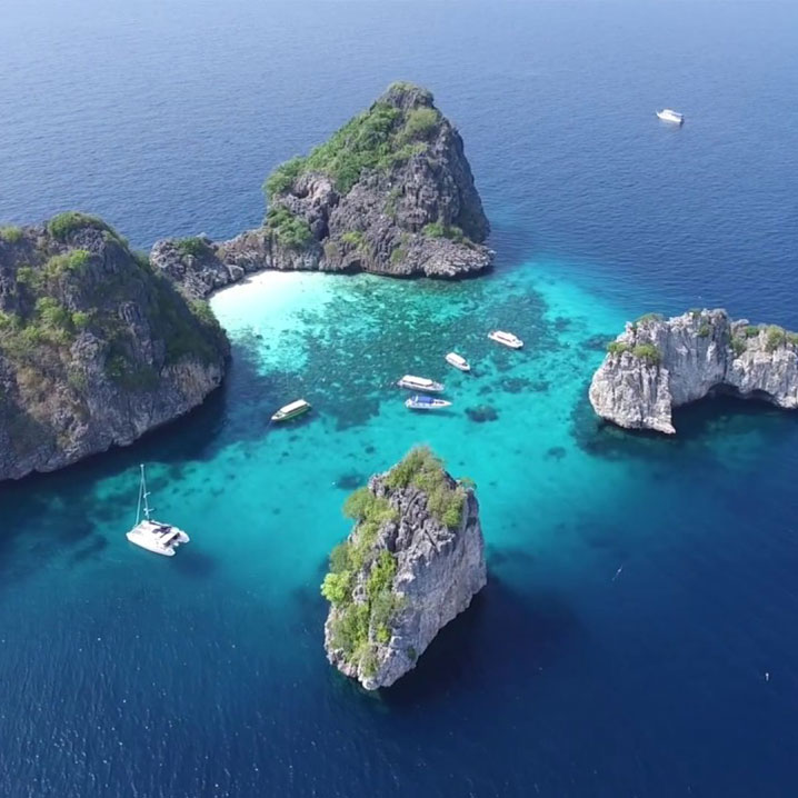 泰国洛克岛一日游，隐于深海之中的原生态美丽海岛