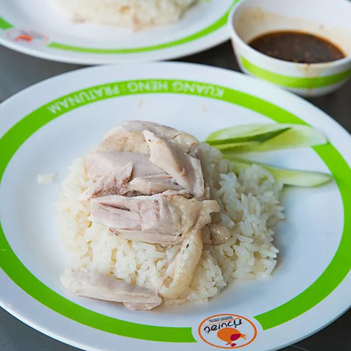 曼谷海南鸡饭，最好吃的鸡油饭一碟最是满足
