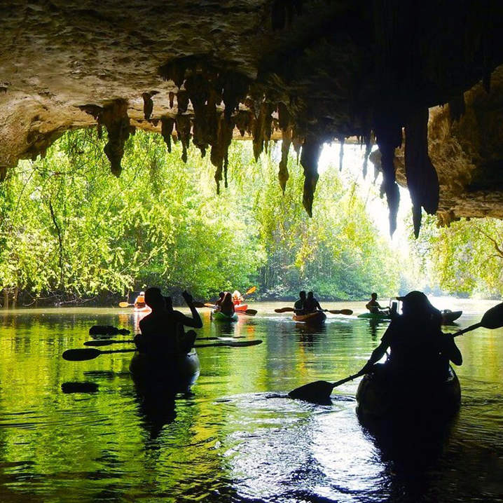 皮划艇探索甲米小众秘境，穿越峡谷、钻古老洞穴