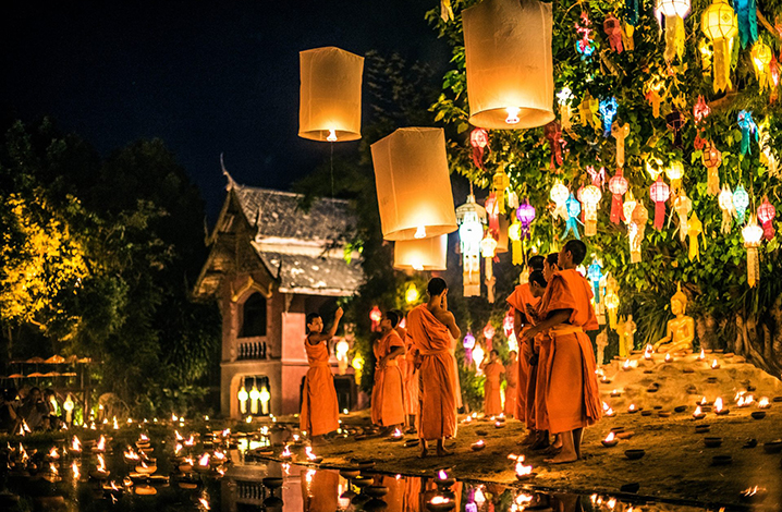 2019泰国水灯节 