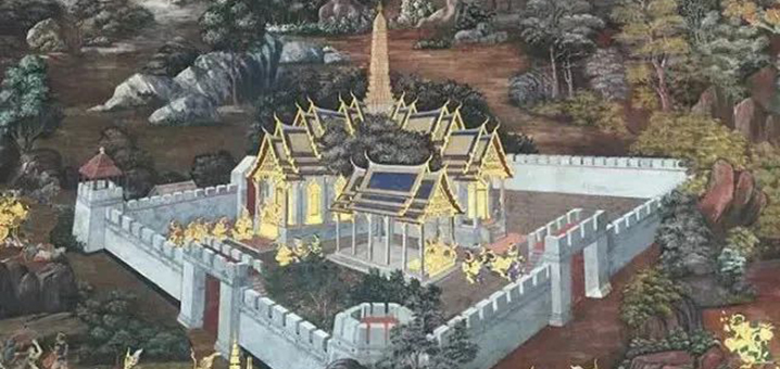 泰国旅游|跟着壁画游泰国寺庙，感受泰式绘画艺术
