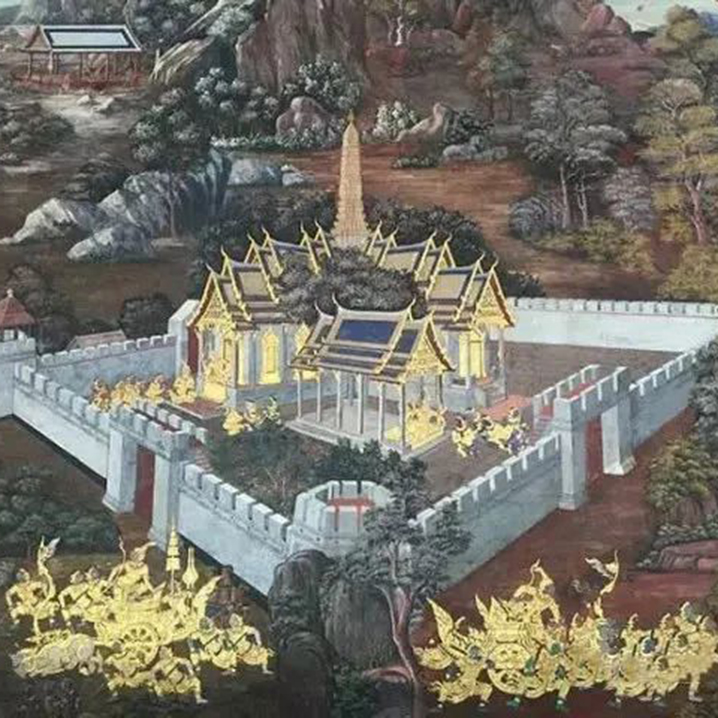 泰國旅游|跟著壁畫游泰國寺廟，感受泰式繪畫藝術