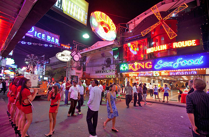泰国芭提雅街道图片